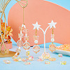90Pcs 9 Styles Two Tone Transparent Acrylic Beads MACR-TA0002-11-8