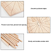 CHGCRAFT Square Wood Crochet Blocking Board DIY-CA0005-27B-4
