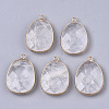 Natural Quartz Crystal Pendants X-G-T131-08J-1