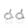 Tarnish Resistant 304 Stainless Steel Spring Ring Clasps X-STAS-P162-12-6mm-1