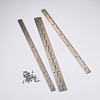 54Pcs 2 Styles Stainless Steel Hinges TOOL-SW0001-01B-1