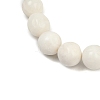 Natural White Shell Beads Strands BSHE-U002-01-4