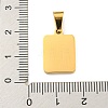 PVD Vacuum Plating 304 Stainless Steel Pave Natural White Shell Pendants LS-STAS-S130-03G-S-3