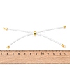 Adjustable Round Braided Microfiber Leather Cord Bracelet Making KK-CBAC260-01G-30-3