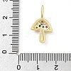 Brass Micro Pave Cubic Zirconia Pendants LS-KK-S514-04F-G-3