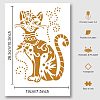 PET Hollow Out Drawing Painting Stencils DIY-WH0403-017-2