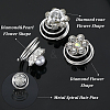60Pcs 3 Styles Spiral Hair Pin Coil Iron Hair Accessories OHAR-SP0001-10B-5