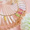 Light Gold Plated Alloy Enamel Pendants ENAM-SZ0001-33LG-3