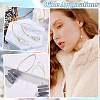 50Pcs 304 Stainless Steel Earring Hooks STAS-ME0001-51G-5
