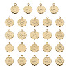 24Pcs 12 Style Brass Charms KK-TA0001-09-2