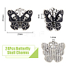 DICOSMETIC 24Pcs Alloy Enamel Pendants FIND-DC0004-46-2