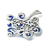 Blue Evil Eye Alloy Pendants PALLOY-JF02358-03-3