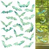 2PCS 2 Styles PVC Stickers Colorful Window Stickers 3D Laser Bat Static Glass Window Stickers JX825A-1