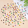 140Pcs 14 Colors 2-Hole Glass Seed Beads SEED-ME0001-07-4
