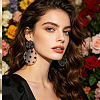 Iron & Acrylic Stud Earrings for Women WGBA101-01-3