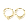 Brass Huggie Hoop Earring Findings KK-A303-30G-1