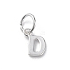 925 Sterling Silver Letter Charms STER-C012-01S-D-1