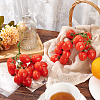 Mini Plastic Imitation Cherry Tomato DJEW-WH0042-57-5