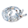 Natural Aquamarine Beads Strands X-G-L651-C09-4mm-3