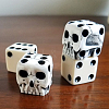 Resin Skull Dices PW-WG77031-01-2