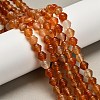 Natural Carnelian(Dyed & Heated) Beads Strands G-G203-02B-1