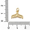 Brass Micro Pave Cubic Zirconia Pendants KK-D431-005B-G-3