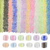  180G 12 Color Luminous Frosted Glass Beads FGLA-TA0001-02-1