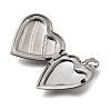 316 Stainless Steel Locket Pendants STAS-N0016-18C-P-2