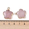 Natural Rose Quartz Pendants G-P566-01G-10-3