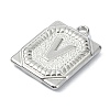 Anti-Tarnish 304 Stainless Steel Pendants STAS-U033-01P-V-2