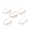 304 Stainless Steel Earring Hooks X-STAS-K211-02RG-1