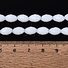 Opaque Solid Color Glass Beads Strands GLAA-N071-01A-C01-4