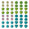 80Pcs 8 Styles Millefiori Glass Beads Strands GLAA-TA0003-43A-2