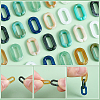   700Pcs 7 Colors Acrylic Linking Rings OACR-PH0004-22-4