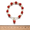 Brass Stretch Bracelets BJEW-C098-02A-5