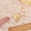 100Pcs Brass Beads KK-HS0015-29G-3