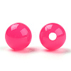 Opaque Plastic Beads LS-X-KY-T005-6mm-625-2