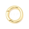Brass Spring Gate Rings KK-H267-019G-1