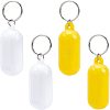  4Pcs 2 Colors ABS Plastic Floating Keychain KEYC-NB0001-14-1