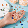  28Pcs 14Colors Acrylic Charms MACR-TA0001-33-5