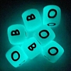Cube Luminous Silicone Beads FIND-SZC0013-138-1