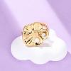 304 Stainless Steel Adjustable Cuff Rings for Women RJEW-B126-05G-02-2
