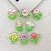 Transparent Resin Cabochons CRES-I046-09-1