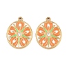 304 Stainless Steel & Enamel Pendants RB-CBA5A59-03G-03-1