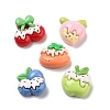 Cute Opaque Resin Fruit Decoden Cabochons RESI-S02-02-1