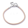 Polyester Cord Braided Bracelet Makings MAK-Z003-01P-23-1