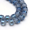 Electroplate Glass Bead Strands X-EGLA-S131-6mm-A04-1