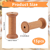Wooden Empty Spools for Wire WOOD-WH0034-88-2