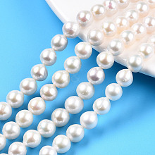 Natural Baroque Pearl Keshi Pearl Beads Strands PEAR-Q015-037