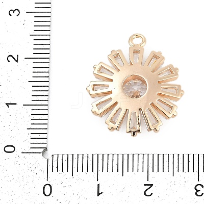 Brass Pendants KK-Q026-07G-1